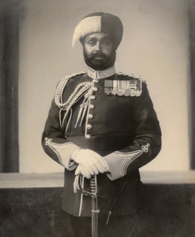 Subadar Mayor Ishar Singh, Bahadur VC OBI, 4º Batallón, 15º Regimiento Punjab, 1936-37 de English Photographer